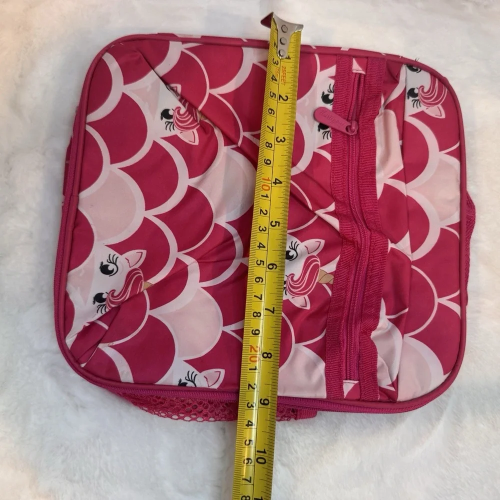 Thirty One Girls Unicorn Bundle ~ Thermal Lunch Box With Matching Cinch Sac Pink